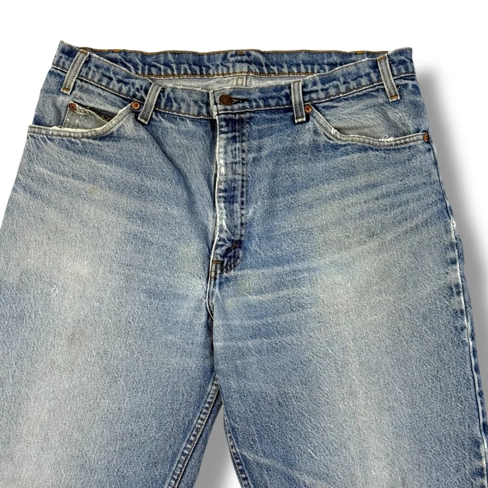 Levi's 505 Orange Tab Jeans 38x30 USA Vintage